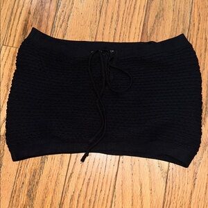 Urban Outfitters Black Ribbed Tube top Size M